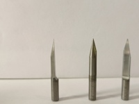 Lame à fond plat à double face en carbure monobloc de qualité d'usine chinoise EurTuo 1/8 largeur Surface brillante CNC à cinq axes