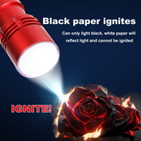 Shan Bao senter merah Zoomablestrong cahaya fokus sumber cahaya Canignite Api kantong plastik (kustomisasi logo/berkat)