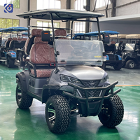 Voiturette de golf électrique à batterie lithium pour 4 passagers, homologuée pour la route, buggy personnalisé, club car