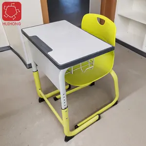 Huihong זול מחיר עץ בית ספר תלמיד כיסאות escolar סילה para mesa שולחנות לימוד מודרני בית ספר כיסא ריהוט