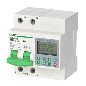 AC DC Customizable Timer Switch Customized Free Logo Standard 32A 63A High Current Maximum 63A 50/60hz 230V/400V LCD Industrial