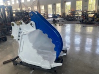 Pinza Idraulica per Escavatore, Accessorio per Benna da Costruzione