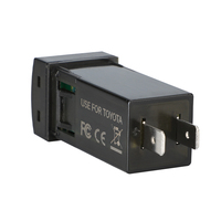 Chargeur USB C pour voiture Toyota, prise 12V/24V 30W+18W, charge rapide QC, double port Type C et USB, adaptateur de chargeur de voiture intégré, CE ROHS