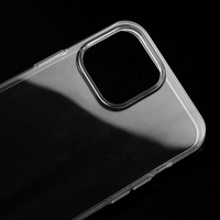 Transparent Anti-Jaune TPU PC Matériel Cristal Téléphone étui pour iphone 15 14 13 Appareils Android En Vrac Clair Vierge Couverture De Téléphone