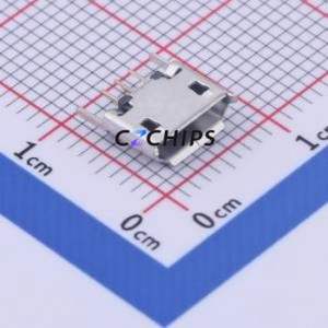 920-154A2021Y10104 USB Connector Through hole Component (THT) Connector Micro-B USB 2.0 Female Through Hole - Product Image 1