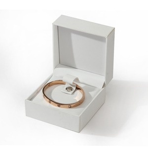 Wholesale Rigid Jewelry Boxes Premium Paperboard with Velvet Lining Matt Lamination Embossing Stamping for Bracelets and Jewelry - Product Image 5