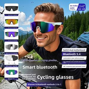 Gafas Inteligentes NX F4 con Traducción por IA, Control Táctil, para <span class=keywords><strong>Deportes</strong></span> al Aire Libre y Ciclismo - Product Image 1