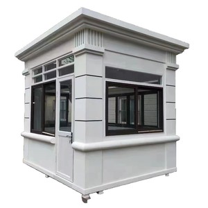 บ้านพักยามโครงสร้างเหล็ก ดีไซน์ยุโรป ผิวลายไม้ ทนทาน ใช้ภายนอกอาคาร - Product Image 5
