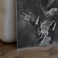 HAOWAI OEM/ODM Kobe Bryant Mamba Mentality Définition Posters Bundle LA Lakers Print NBA Black Mamba Basketball Print Wall Art