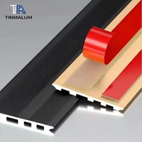 Profilé d'escalier antidérapant en aluminium commercial pour marches et rampes en carrelage de marbre