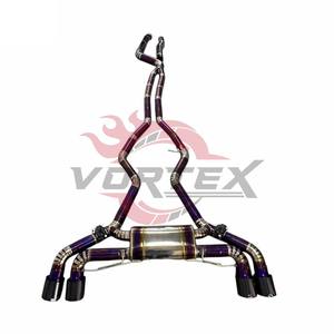 Échappement Catback Vortex 1,5 mm en Titane Poli Miroir Valvetronic pour G20 G21 G22 G26 M340i M440i 2021-2025 B58 3.0T Violet - Product Image 1