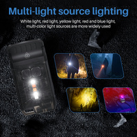 Lampe torche EDC Boruit V15 puissante de 1200 lumens, faisceau de 100 m, lampe torche rechargeable, étanche IP67, mini lampe torche pour le camping