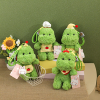 Peluche de Dinosaurio Rizado Personalizado OEM, de Diseño a Pedidos al por Mayor, Juguete de Peluche de Marca Privada con Seis Certificaciones Globales