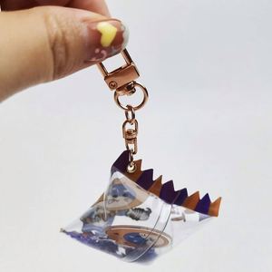 One Piece Custom Candy Bag Keychain Anime <b>Key</b> <b>Chain</b> Shaker Candy Charm Keychain - Product Image 3