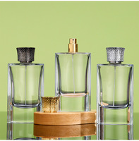 Flacons de parfum vides personnalisés de haute qualité 80 ml en verre mat avec pulvérisateur à collier, 100 pièces, impression sérigraphique, boîte