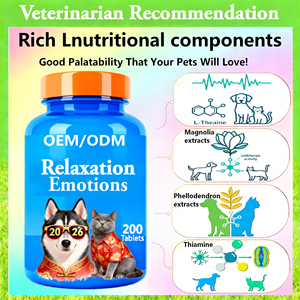 Vente directe usine : Comprimés AINA <span class=keywords><strong>pour</strong></span> le soutien immunitaire des chiens et des chats – L-Théanine, extraits de magnolia, vitamines et minéraux – Action rapide - Product Image 3