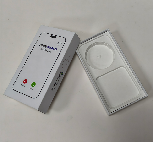 Original Supplier Custom Logo Print Empty Cardboard Phone Packaging Paper Box Same Material Structure Box for Phone 12-15 Pro