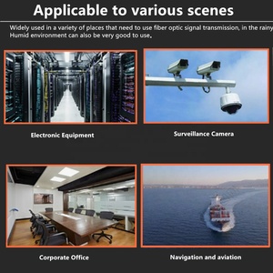 อะแดปเตอร์ตัวต่อไฟเบอร์ออปติก SC กันน้ำ IP68ความยาวสายเคเบิลใยแก้วนำแสงสายแพทช์กลางแจ้ง - Product Image 5