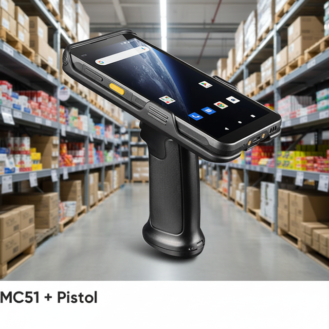 5G Mobile Computer Android 14 2D Barcode Scanner With NFC RFID Reader IP67 Shenzhen Handheld PDA for Inventory