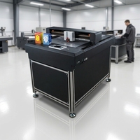 PURCELL PT6090 flatbed cutting plotter dual cutters vacuum strong adsorption cardboard PET processing equipment high precision