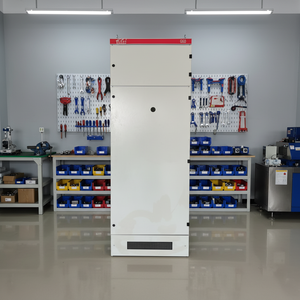 QHECO GGD Armoire de commande sur pied en acier laminé à froid argenté <span class=keywords><strong>IP45</strong></span> pour distribution d'énergie basse tension, poste de transformation d'usine OEM/ODM - Product Image 1