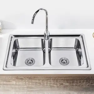 Luxury innovative sink kitchen 304 stainless steel farmhouse easy installation kitchen sink