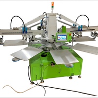 Impresora Automática de Serigrafía de 6 Colores para Etiquetas, Tarjetas, Papel, Almohadas, Ropa - para Imprimir en Diversos Materiales - Nueva Condición