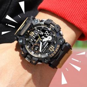 <span class=keywords><strong>Montre</strong></span> Smael 8072 pour <span class=keywords><strong>homme</strong></span>, affichage numérique et analogique, élégante, multifonctionnelle, étanche 3ATM, <span class=keywords><strong>montre</strong></span> de sport - Product Image 3