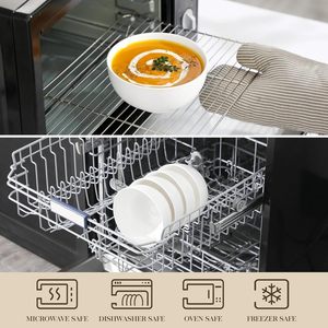 Mikrowellen geeignete weiße Keramik schalen Günstige Küchen türme für Suppe Müsli Ramen Haferflocken Obsts alat Reis Qualität Keramik schalen - Product Image 2