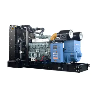 Gerador diesel de grande potência MTU 1200kw 1.2MW para venda MTU 12V4000G23F com partida elétrica e preço baixo