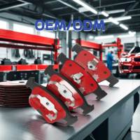 Plaquettes de frein semi-métalliques céramiques carbone à faible teneur en métal, matières premières de qualité supérieure pour Mazda 3, Audi, VW, Ford, Toyota Celica - Fournisseur en gros