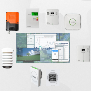 Système de surveillance de la qualité de l'air extérieur des fabricants fourni directement PM2.5 PM10 Ozone CO CO2 TVOC Powered Solar Energy - Product Image 4