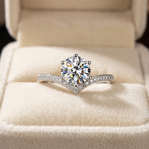 Trendy Jewelry 14K Solid Gold 3CT Brilliant Cut Halo Ring Band Moissanite Diamond GRA Certified Prong Set Luxury Wedding Ring - Product Image 3