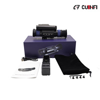 Teropong Penglihatan Malam Inframerah Digital Laser Genggam dengan Pembesaran 16x, Gambar 2k, Jangkauan Fokus 400m, Teropong Taktis.