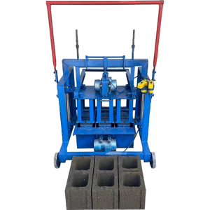Manual Mobile Clay Brick Making Machine with Gear Core Components Small Block Production ISO9001/CE Certified Made in China - Product Image 1