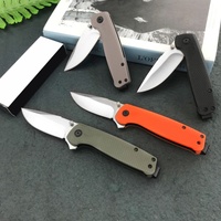 TERMINUS XR Couteau pliant à manche en plastique Lame en acier inoxydable Camping Survival EDC Couteau de poche tactique