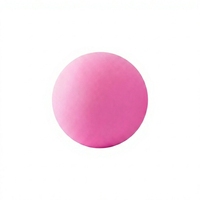 Boules de massage en silicone unisexe YIMI 7,5 cm pour libération des points de pression et thérapie des tissus profonds, rose, LOGO personnalisable