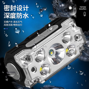Headlamp Rechargeable Led Light Adjustable <b>Dimmer</b> Outdoor Camping Waterproof Lightweight Aluminum Alloy - Product Image 3