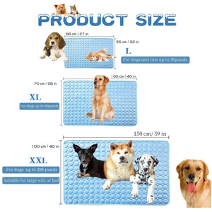 Zixi Factory Summer Pet Sofa <b>Cushion</b> for Dogs, Cooling Ice <b>Pad</b> for Large Dogs, Scratch-Resistant and Bite-Resistant Cooling <b>Pad</b> - Product Image 2