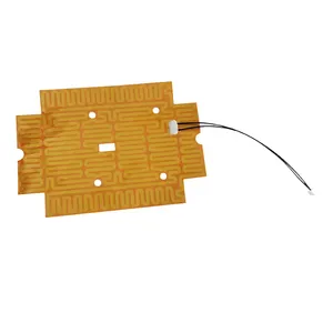 Customized 197*138mm flexible polyimide kapton film electric heater 3d printer heat bed