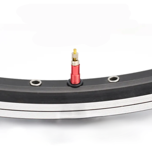 Valves de pneus sans chambre à air en alliage d'aluminium noir pour vélos de route et <span class=keywords><strong>VTT</strong></span> - Product Image 2