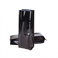 Bolsa de Café de Aluminio con Logotipo Impreso Personalizado, Válvula de Desgasificación, Fuelle Lateral y Base Plana, 500g, para Envasado de Granos de Café y Té