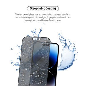 Đầy Đủ Keo Chống Gián Điệp Tempered <span class=keywords><strong>Glass</strong></span> Đối Với iPhone Riêng Tư Bảo Vệ Màn Hình Cho iPhone 11 12 13 14 15 Pro Max 6 7 8 Cộng Với X XR XS Max - Product Image 2