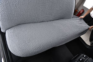 Taxi and Online Car-hailing Bubble Fabric Funda elástica universal para asiento de coche Asiento trasero de coche Funda de cojín a prueba de polvo para u-ber - Product Image 2
