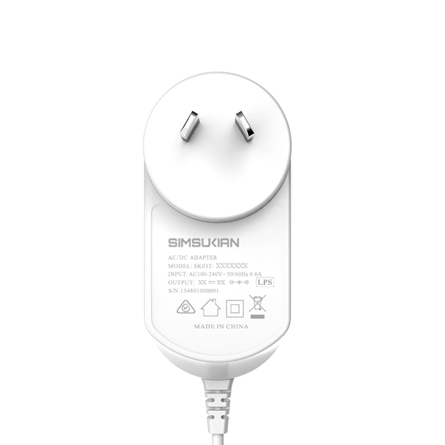 For Universal DC Power Adapter 12V 3A 36W PC Material EU/US/UK/JP/AU Plug Over Voltage Protection LED for Laptop & PC