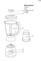 Blender 2 en 1 de haute qualité adapté au marché africain Blender Smoothie Maker Juicer