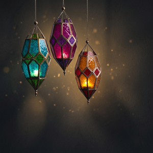 Handmade Brass & Glass <b>Moroccan</b> <b>Lanterns</b> Colorful Geometric Hanging Light Christmas Home Decorative Lamp DL-001 - Product Image 1
