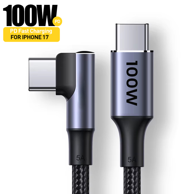 PD 100W 60W 27W USB C to USB C Charging Cable for Samsung S10 S20 MacBook Pro iPad 2020 Quick Charger 4.0 PD Fast Charging Cord