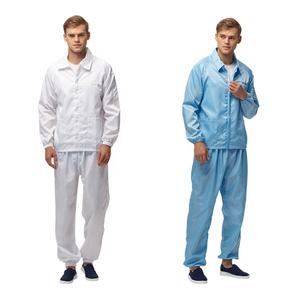 H-1121 Revers Kraag Cleanroom Iso Esd Kledingstuk Antistatische Jas Anti-Statische Kleding - Product Image 3