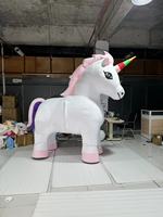 Quantité minimale de commande 1 pièces 2m/2.6m gonflable licorne cheval mascotte Costume gonflable Costumes licorne pour adultes utilisé mascotte Costumes à vendre